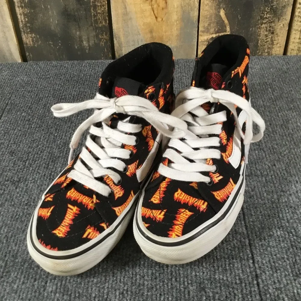 Vans Thrasher hi top skate shoes kids size 3.5